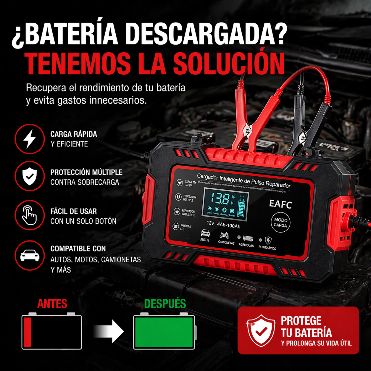 ¿TU CARRO NO ENCIENDE? RECUPÉRALO EN MINUTOS SIN COMPRAR OTRA BATERÍA